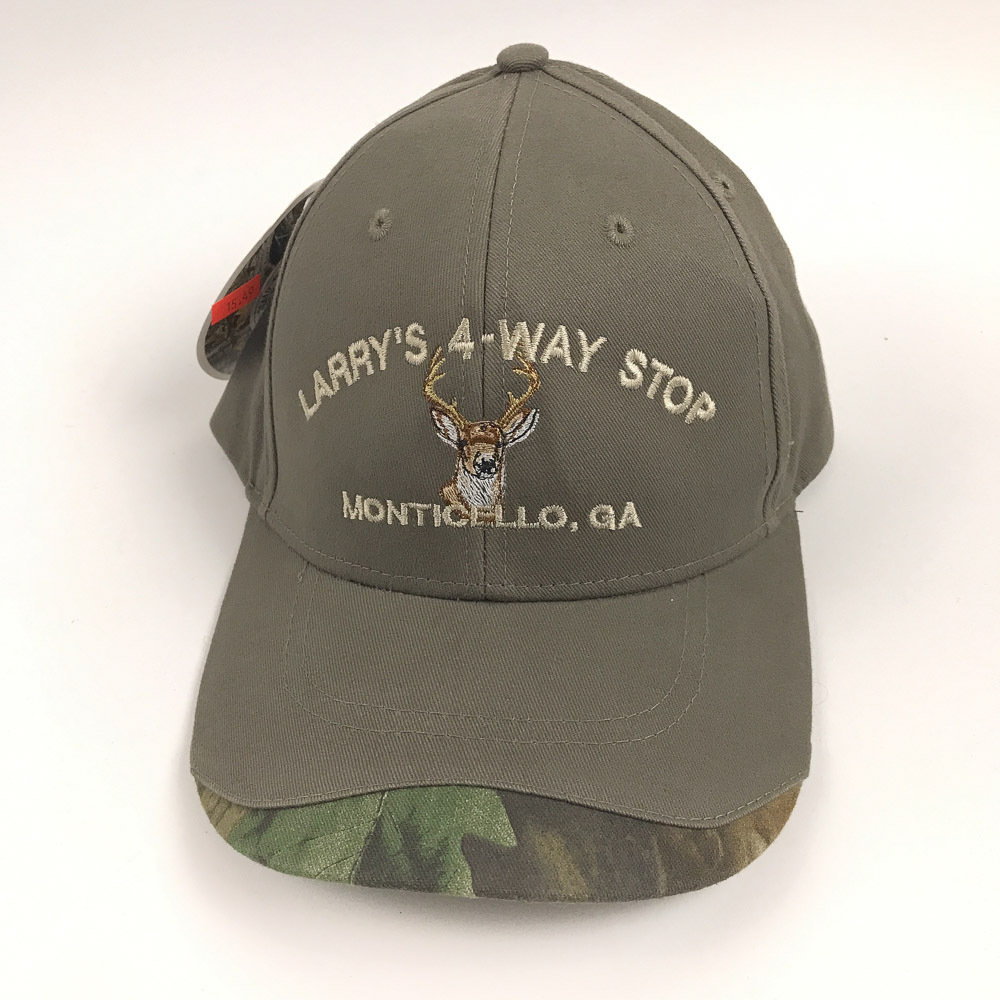 Larry's 4-Way Stop hat Buck Realtree Monticello GA Georgia